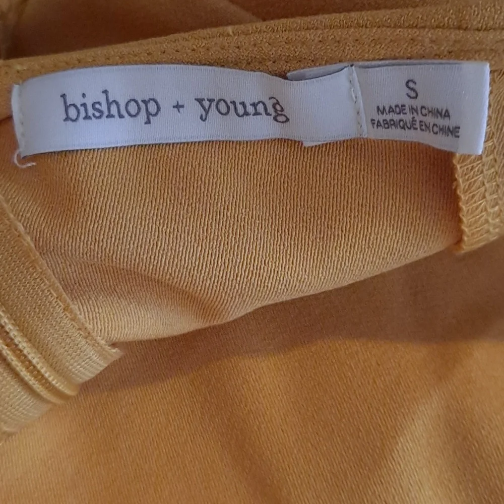 NWT Anthropologie Bishop + Young Sunflower Yellow One Sleeve Camisole Top - Picture 9 of 9